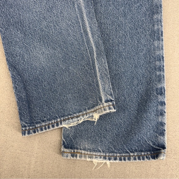 Vintage Y2K Levis 517 Jeans Mens 34x31 (Fits 32x30) Bootcut Fade Wallet Mark 90s - Picture 10 of 13